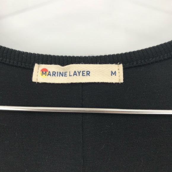 Marine Layer Black Midi Dress - Picture 3 of 7